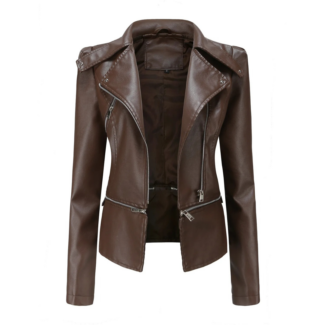 Drune | Elegante Lederjacke für Frauen