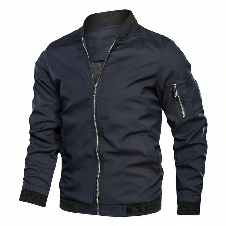 Drune | Herren Reißverschluss Wetterbeständiger Sommerjacke Bomberjacke