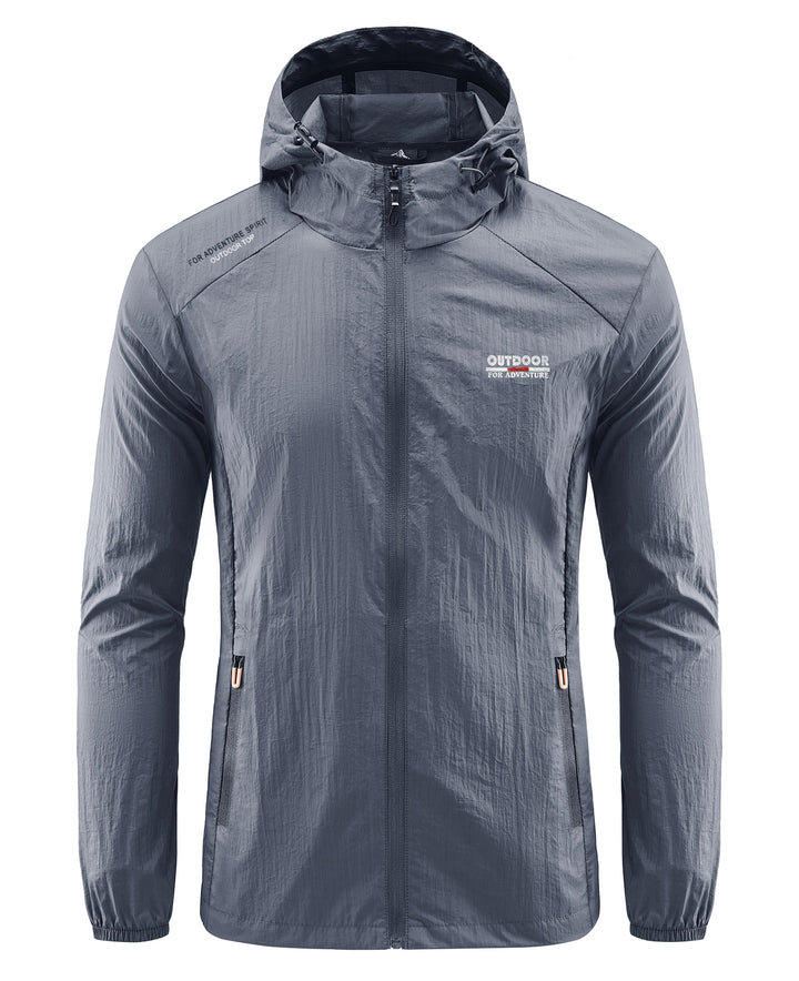 Drune | Kapuze Leichtgewicht Wasserdichte Laufjacke Herrenjacke