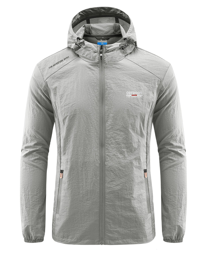 Drune | Kapuze Leichtgewicht Wasserdichte Laufjacke Herrenjacke