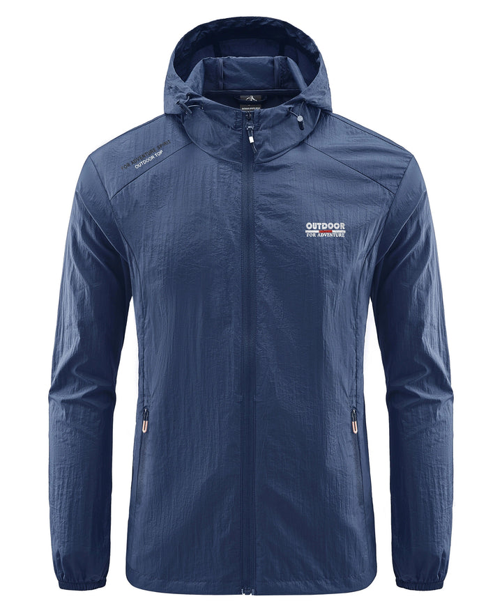 Drune | Kapuze Leichtgewicht Wasserdichte Laufjacke Herrenjacke