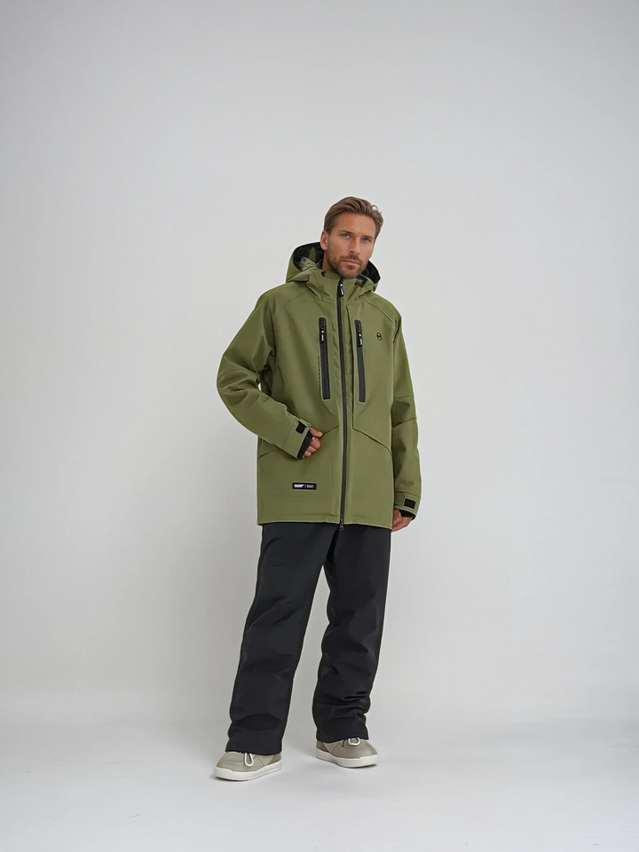 Drune | Wasserdicht Isoliert Übergröße Jacke Herrenjacke