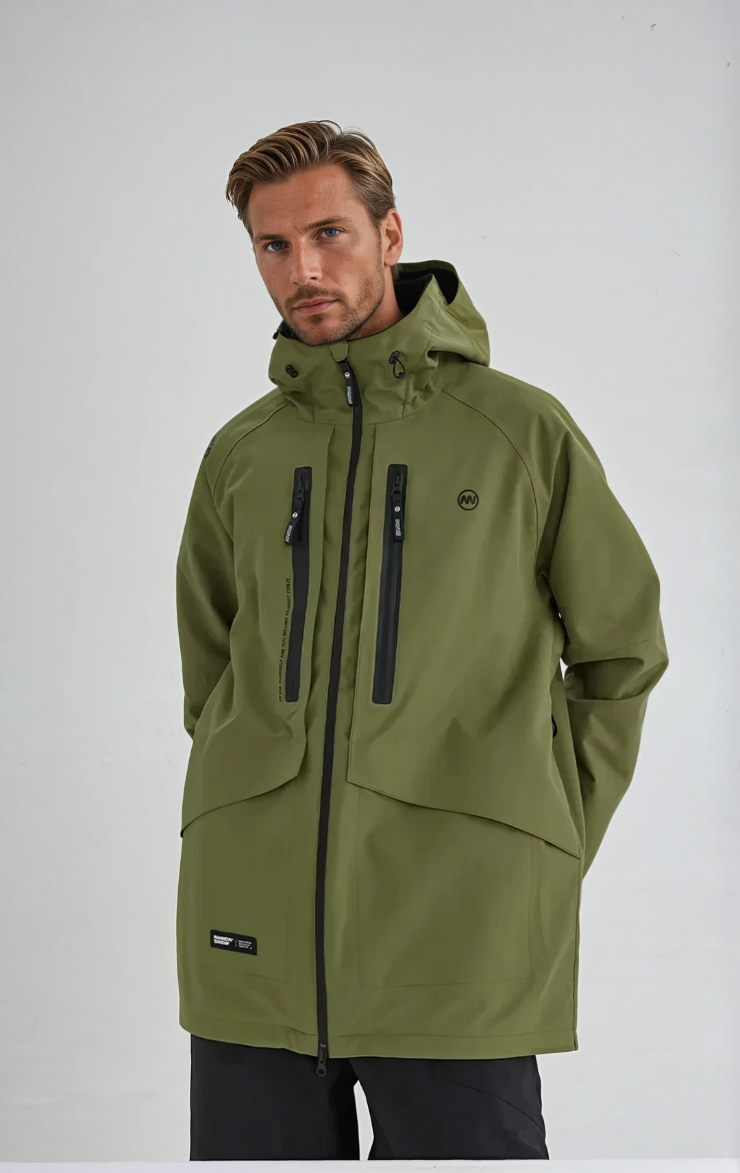 Drune | Wasserdicht Isoliert Übergröße Jacke Herrenjacke