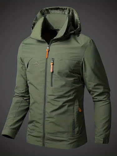 Drune | Wasserdichte Herrenjacke mit Kapuze