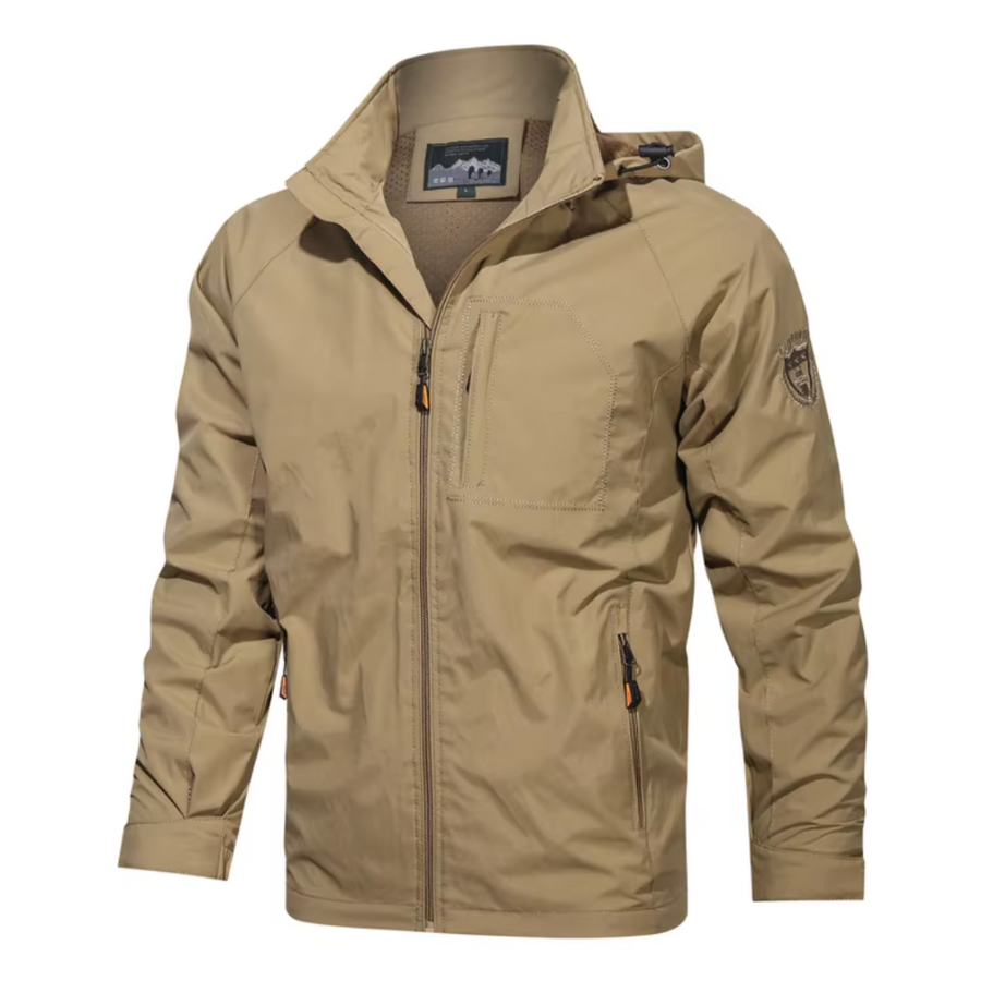Drune | Wasserdichte Outdoorjacke mit Kapuze für Herren