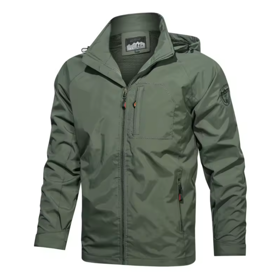 Drune | Wasserdichte Outdoorjacke mit Kapuze für Herren