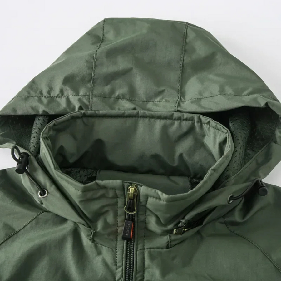 Drune | Wasserdichte Outdoorjacke mit Kapuze für Herren