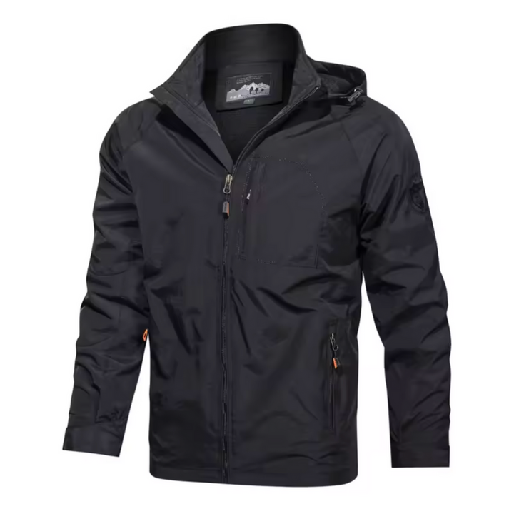Drune | Wasserdichte Outdoorjacke mit Kapuze für Herren