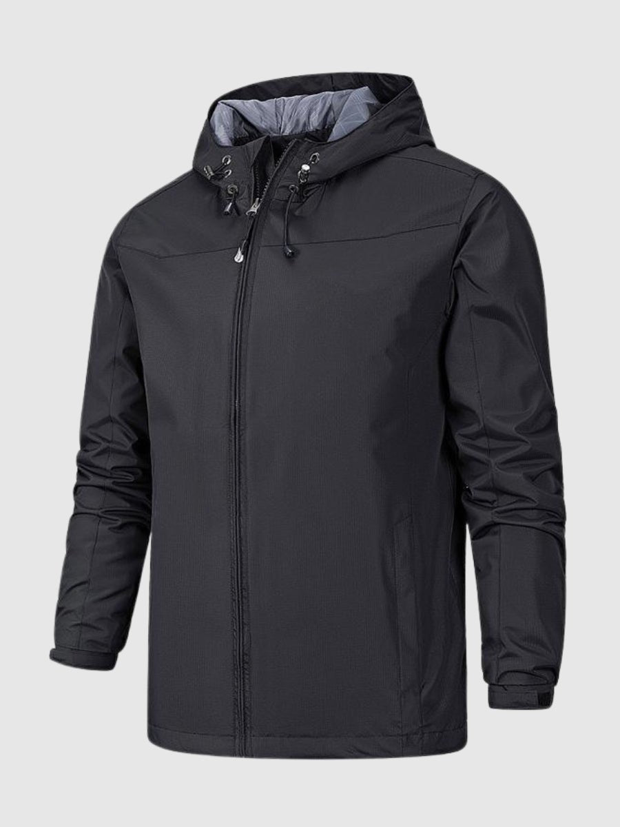 Drune | Wasserdichte Outdoorjacke mit Kapuze für Männer