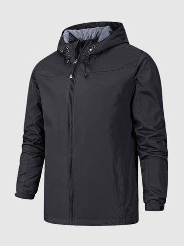 Drune | Wasserdichte Outdoorjacke mit Kapuze für Männer