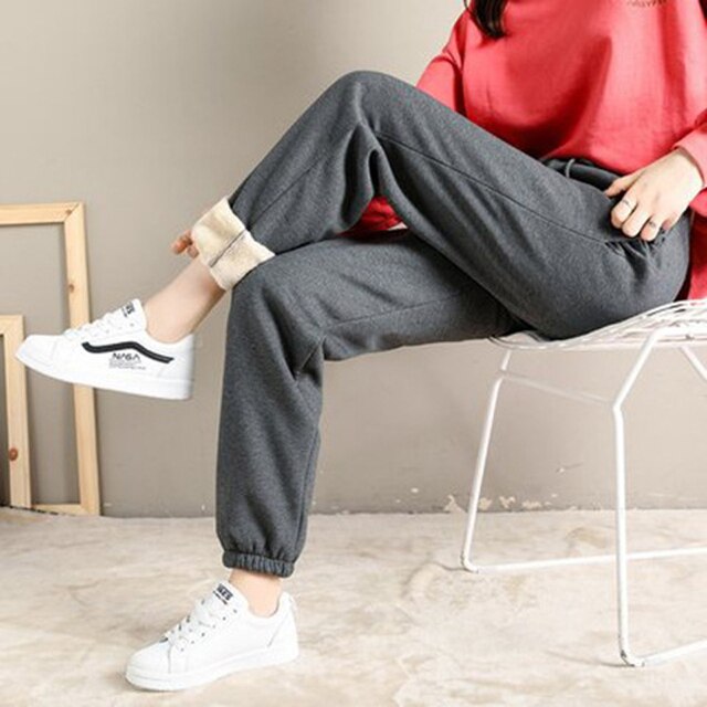 Drune | Schicke Winter Leggings mit Futter aus Pelz für Frauen