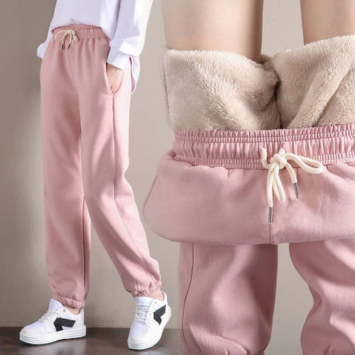 Drune | Schicke Winter Leggings mit Futter aus Pelz für Frauen
