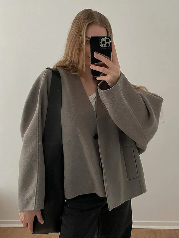 Drune | Mantel - Oversized Gemütliches Design für Frauen, Perfekt für Kühles Wetter