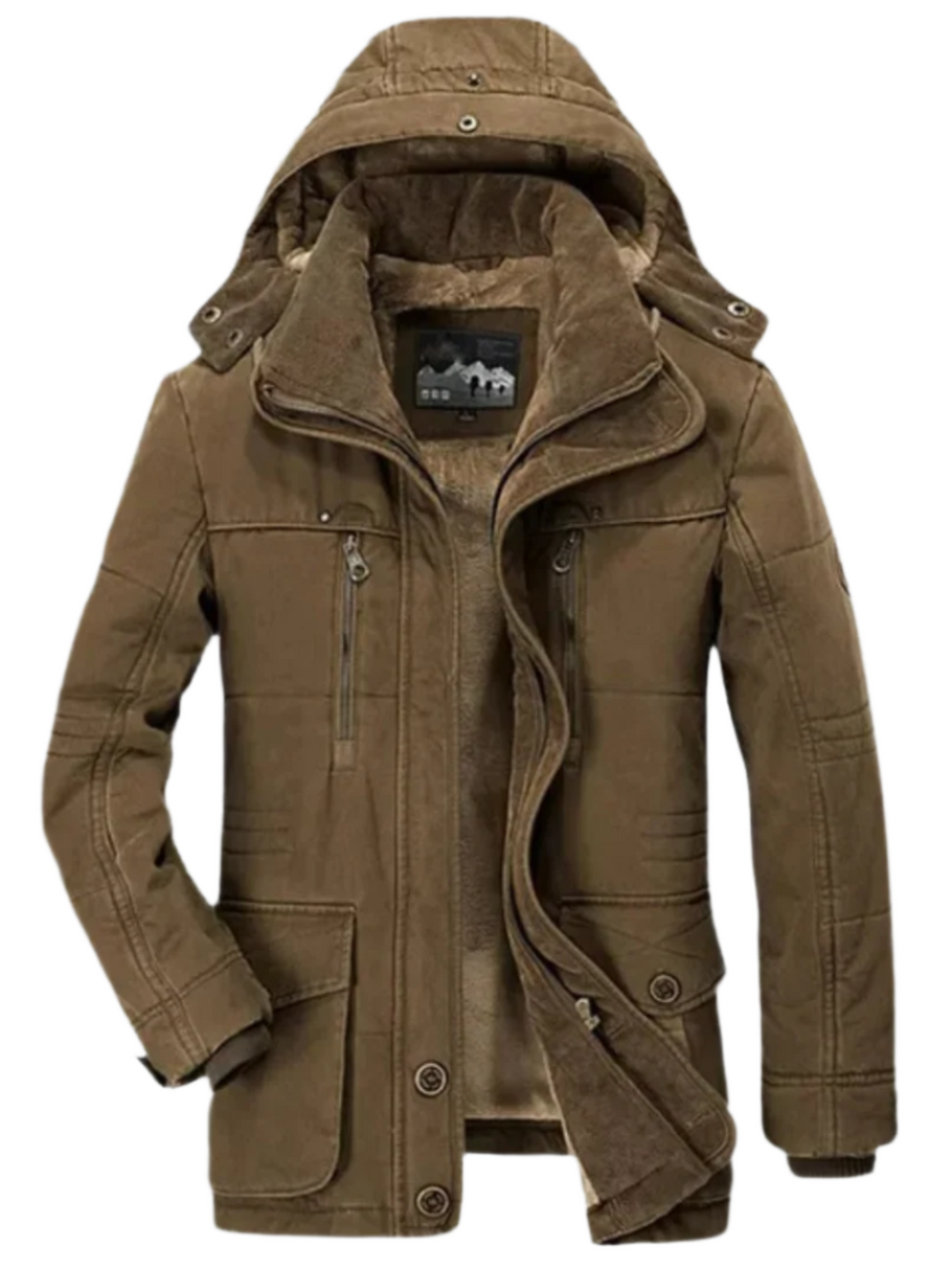 Drune | Winterjacke für Herren - Kapuzen Casual Fit