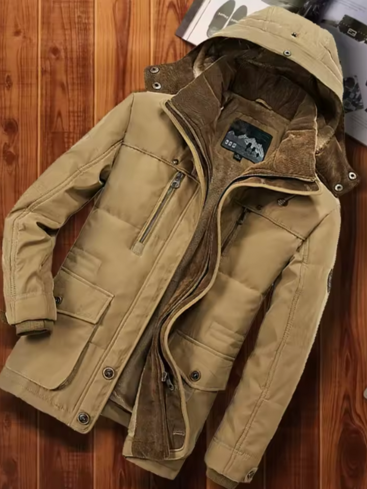 Drune | Winterjacke für Herren - Kapuzen Casual Fit