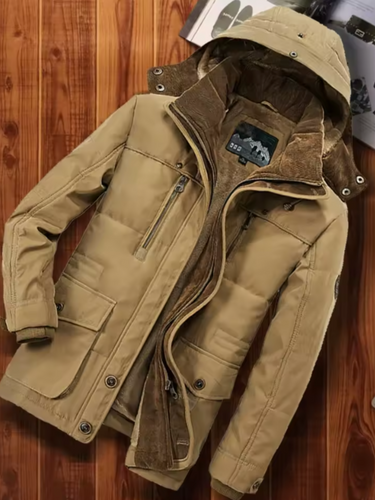 Drune | Winterjacke für Herren - Kapuzen Casual Fit