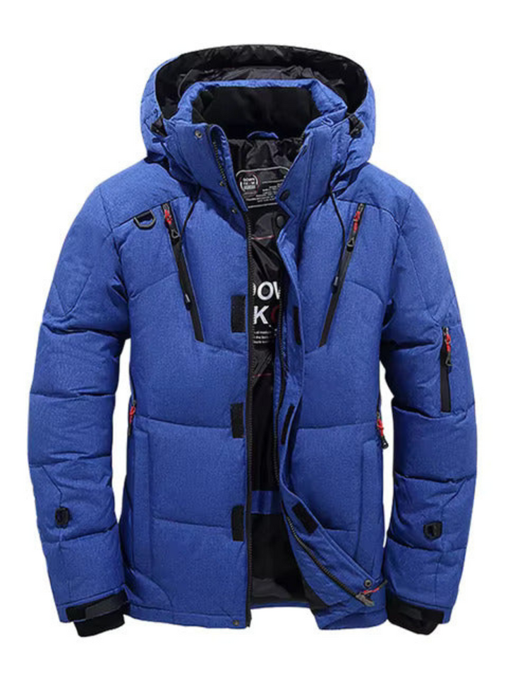 Drune | Winter Daunenjacke für Herren - Gesteppt, Mit Kapuze