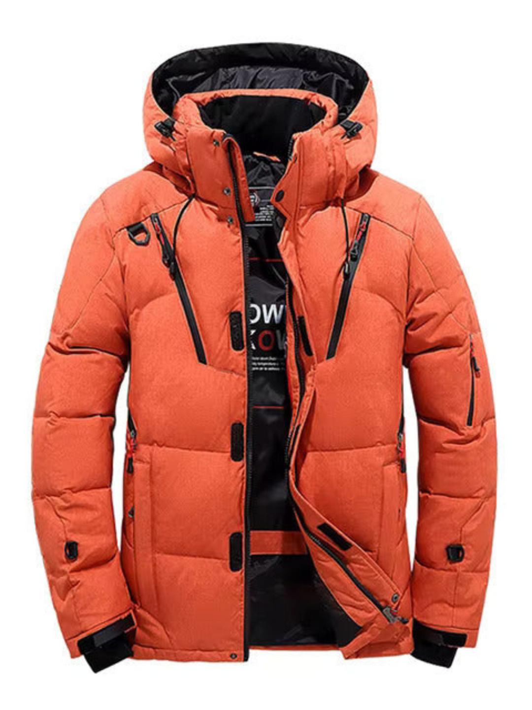 Drune | Winter Daunenjacke für Herren - Gepolstert, Mit Kapuze