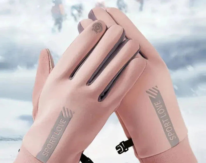 Drune | Winterhandschuhe für Herren und Damen - Mikrosilikon-Griff, Touchscreen-Steuerungen