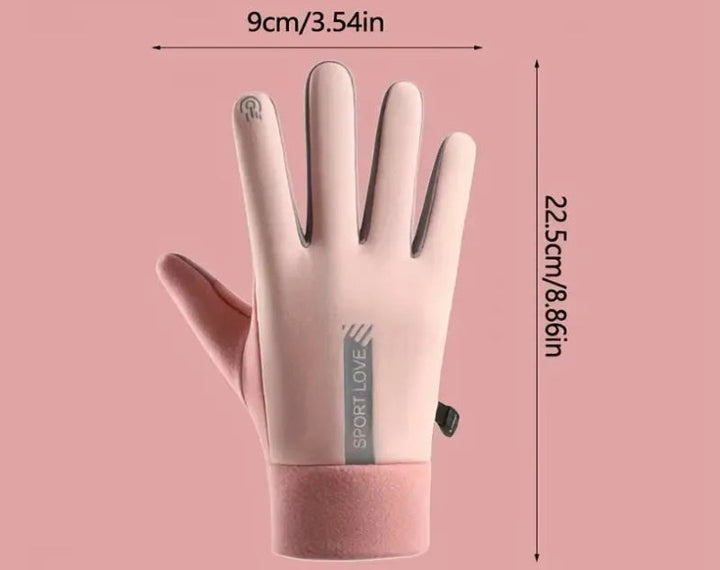 Drune | Winterhandschuhe für Herren und Damen - Mikrosilikon-Griff, Touchscreen-Steuerungen