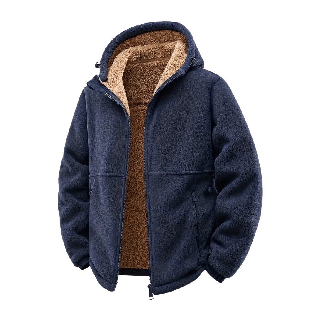 Drune | Winterjacke für Männer, mit Kapuze, Fleece gefüttert - Winter