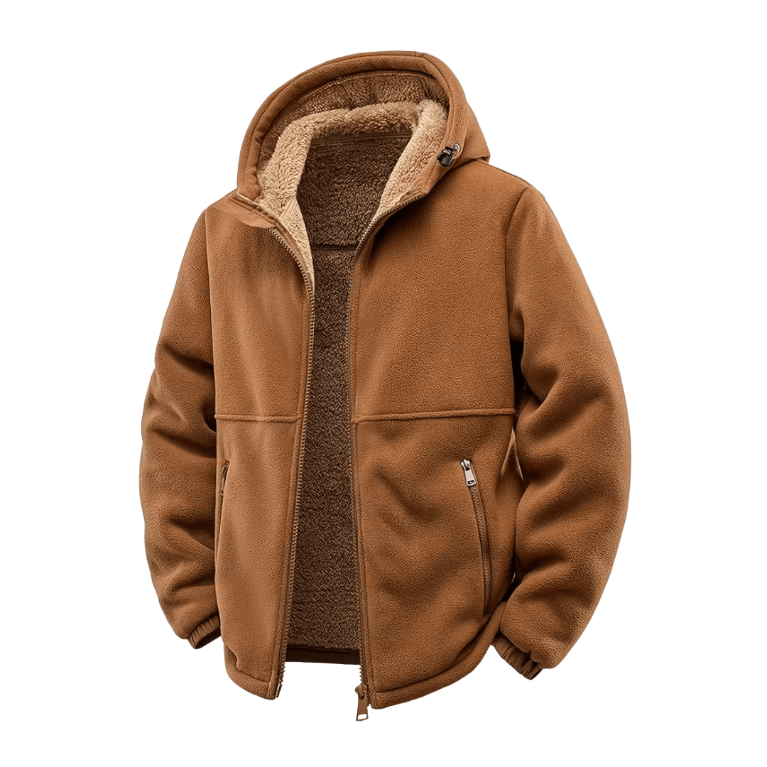 Drune | Winterjacke für Männer, mit Kapuze, Fleece gefüttert - Winter