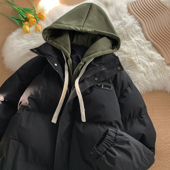 Drune | Mantel Unisex mit Kapuze