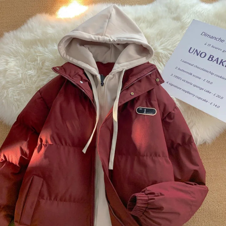 Drune | Mantel Unisex mit Kapuze