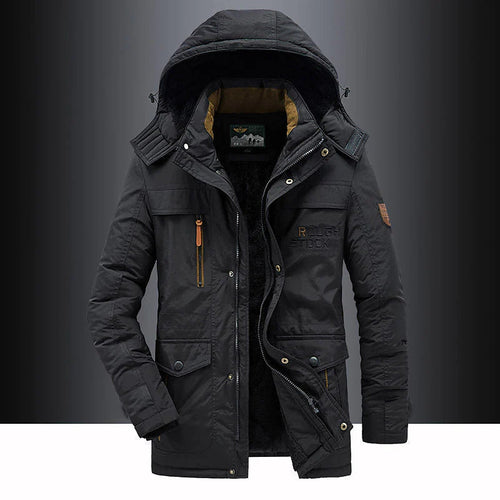 Drune | Winter Parka Jacke für Herren - Wasserabweisend, verstellbare Kapuze