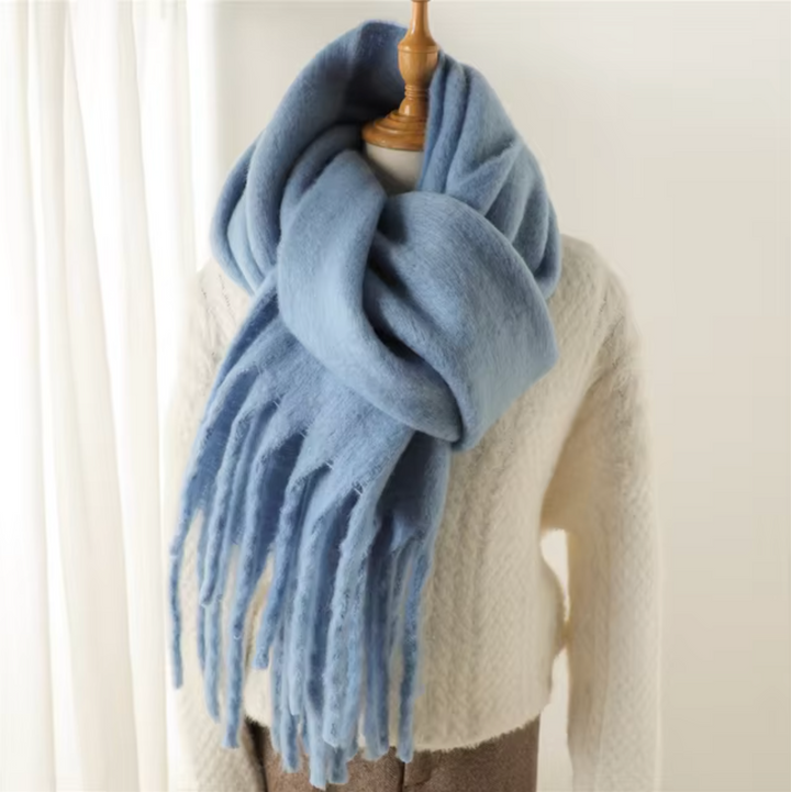 Drune | Winterschal für Frauen - Dickes Pashmina-Design
