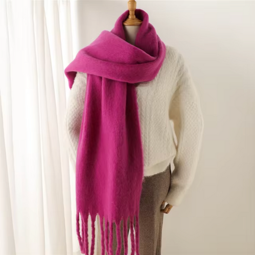 Drune | Winterschal für Frauen - Dickes Pashmina-Design