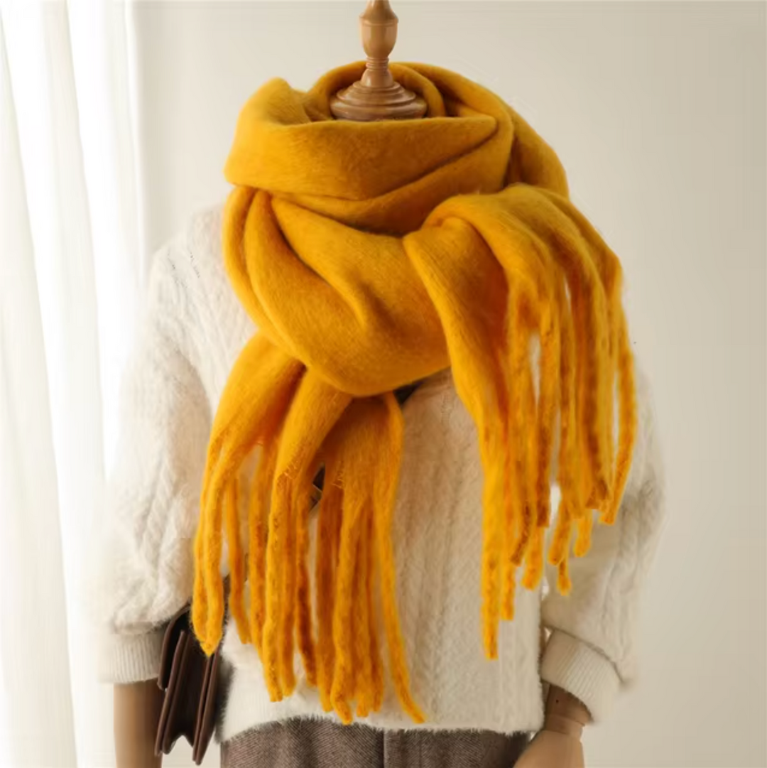 Drune | Winterschal für Frauen - Dickes Pashmina-Design