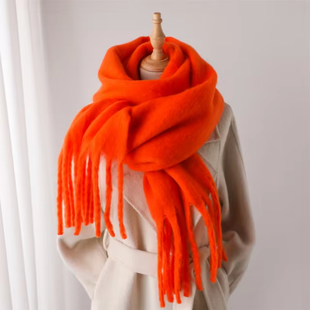 Drune | Winterschal für Frauen - Dickes Pashmina-Design