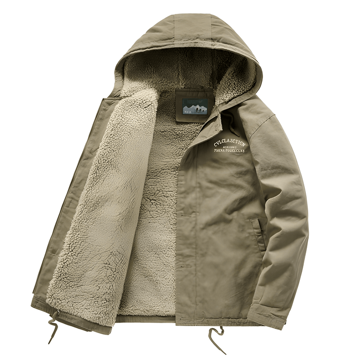 Drune | Kapuze Fleece Gefüttert Schneejacke für Herren
