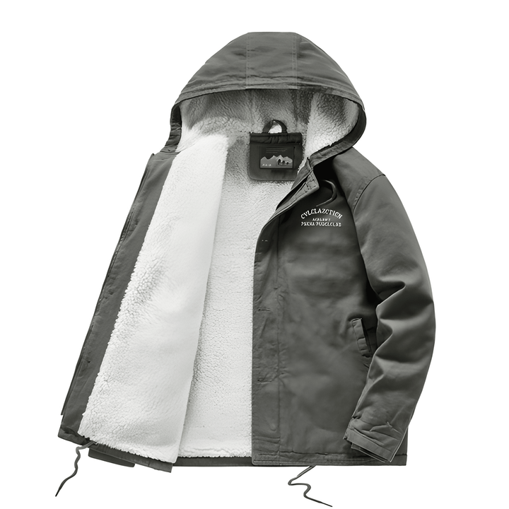 Drune | Kapuze Fleece Gefüttert Schneejacke für Herren