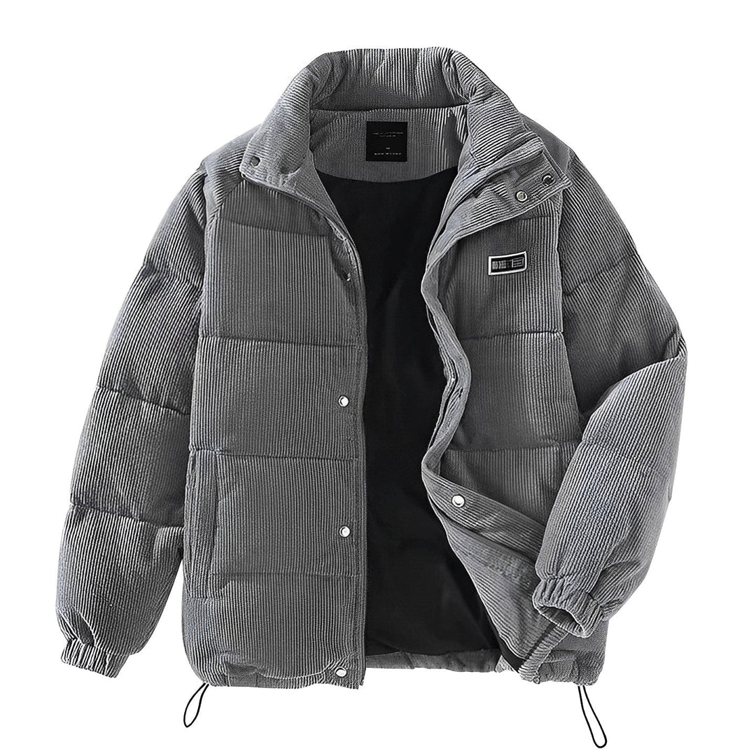 Drune | Corduroy Reißverschluss Pufferjacke