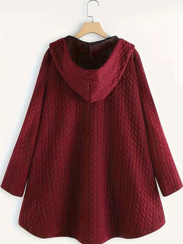 Drune - Frauen Kapuze Loose Fit - Übergroße Winterjacke