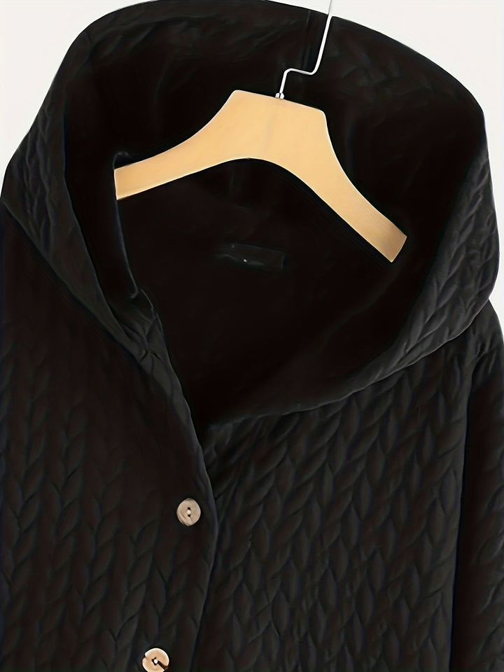 Drune - Frauen Kapuze Loose Fit - Übergroße Winterjacke