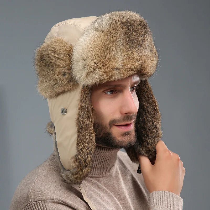 Drune | Wintermütze für Herren mit Ohrenklappen