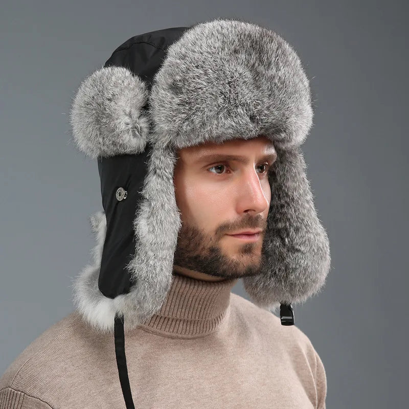 Drune | Wintermütze für Herren mit Ohrenklappen