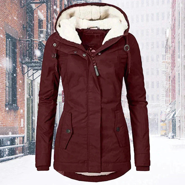 Drune | Kapuze | Reißverschluss | Winterjacke | Damenjacke
