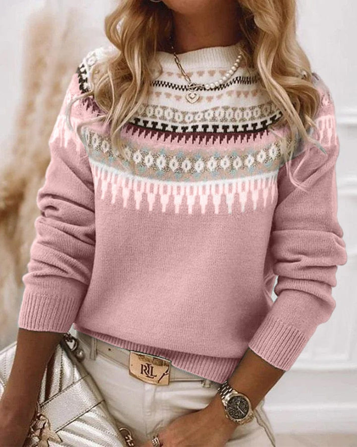 Drune | Damen Winterpullover mit Muster