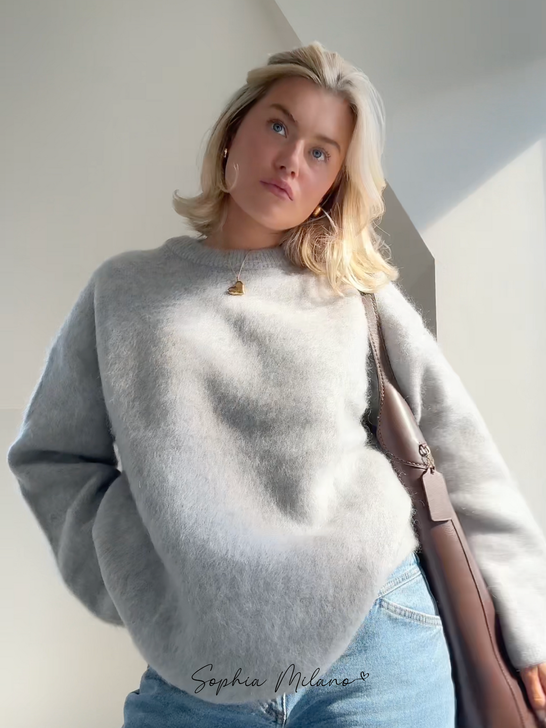 Drune | Mohair Crewneck Pullover