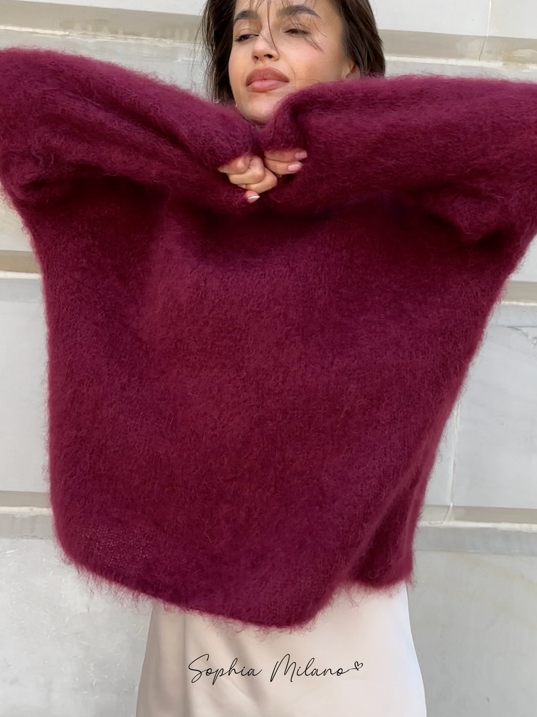 Drune | Mohair Crewneck Pullover