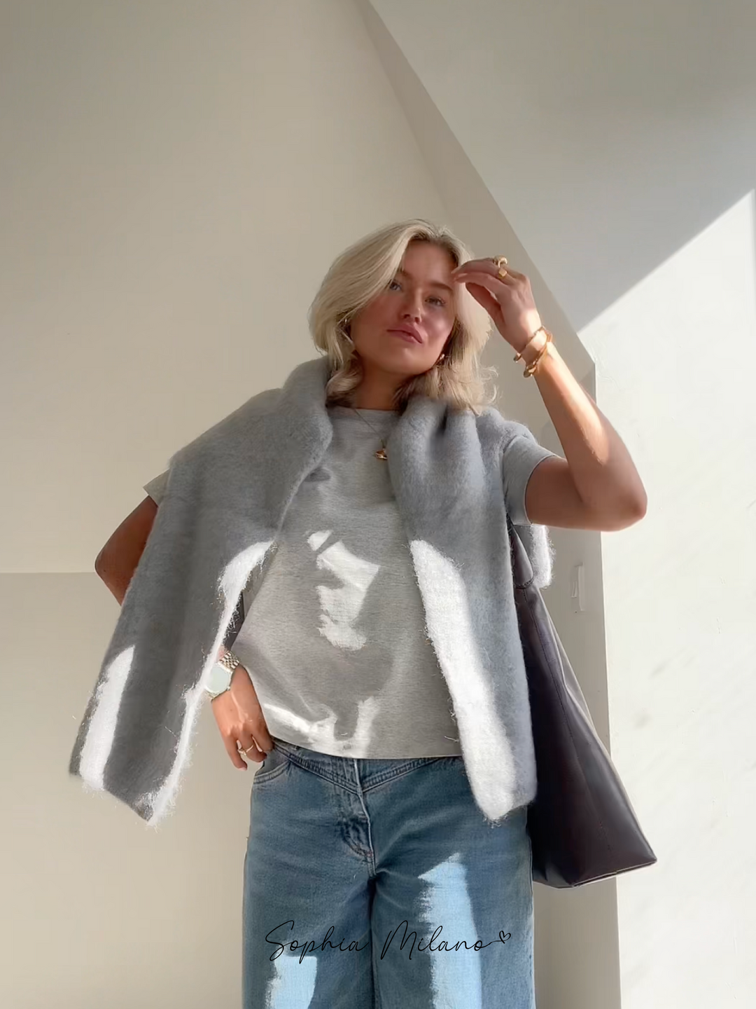 Drune | Mohair Crewneck Pullover