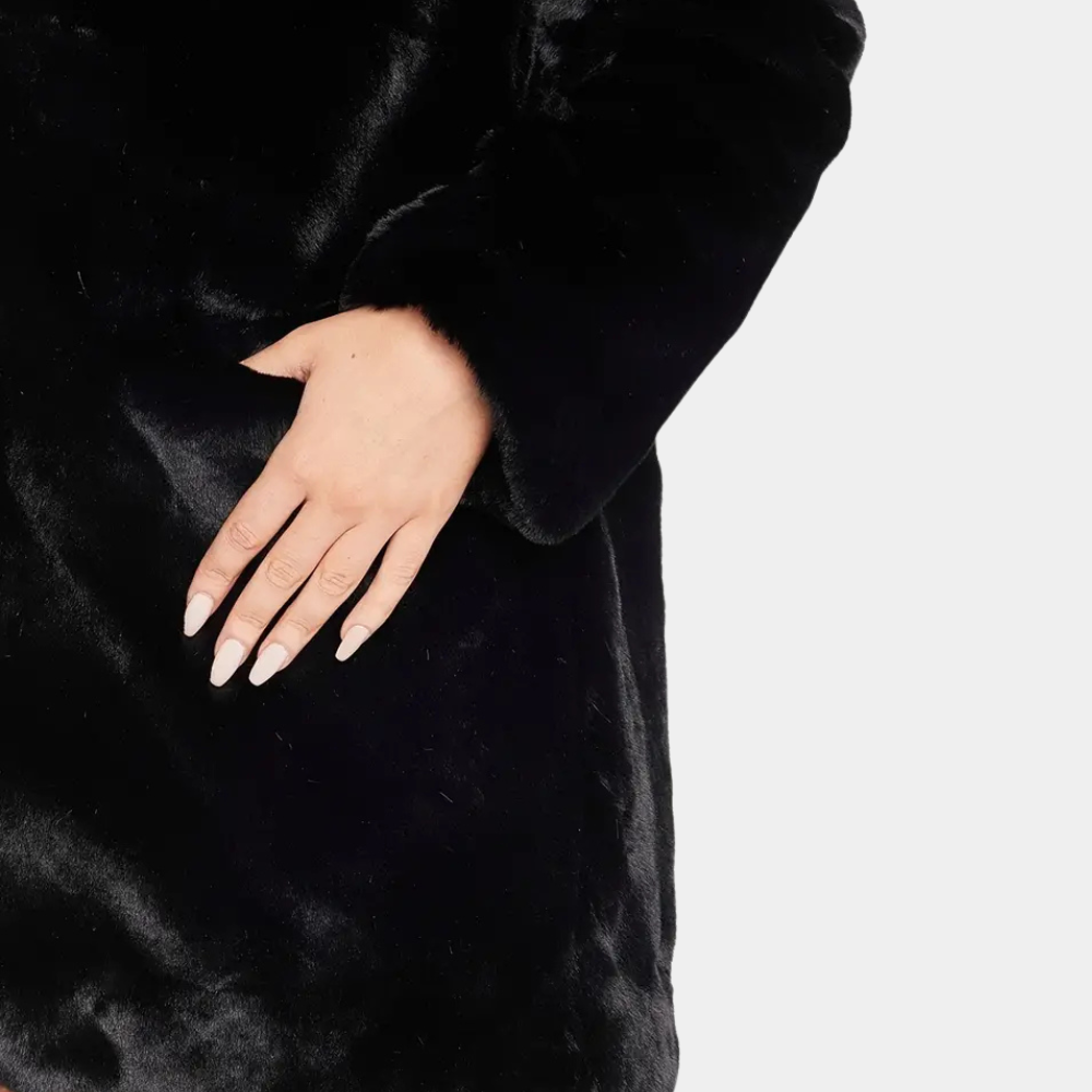 Drune | Eleganter Winterplüschmantel für Damen