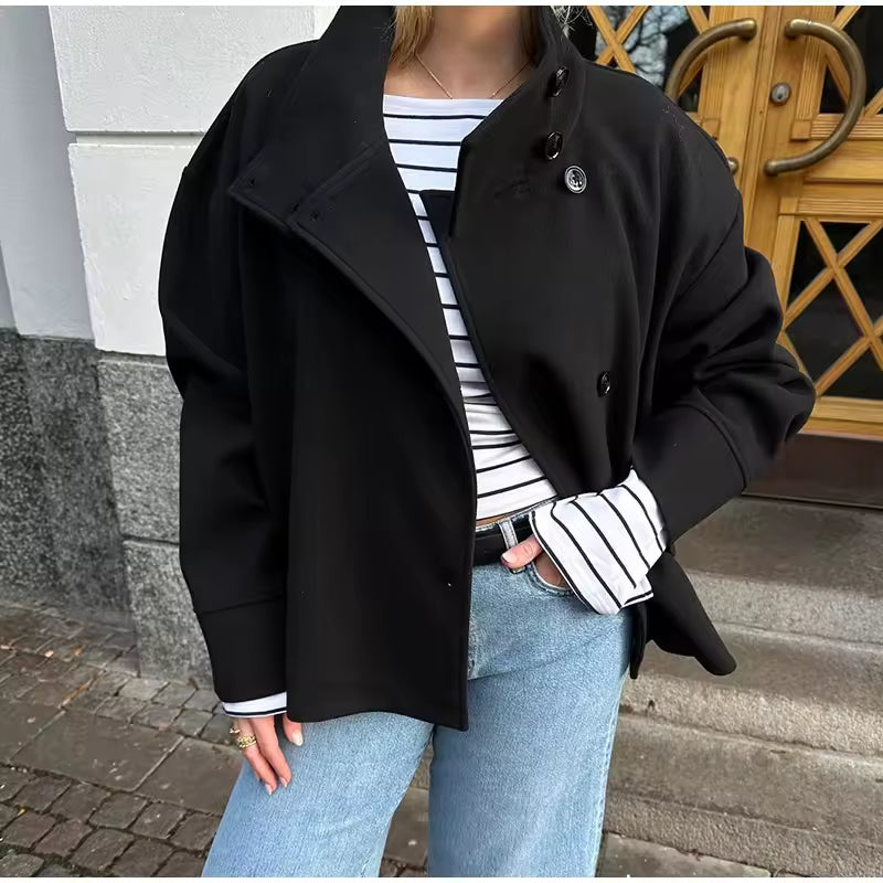 Drune | Damenjacke mit Doppelter Knopfreihe