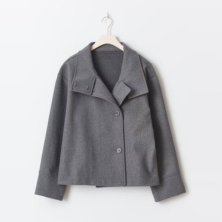 Drune | Damen Kurzer Übergröße Trenchcoat für Den Herbst