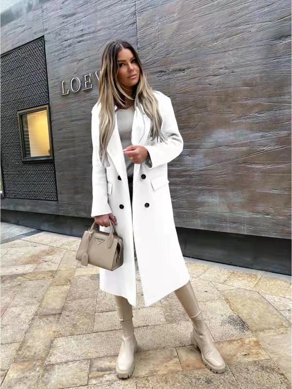 Drune | Knöpfe Lang Winterjacke Damenjacke