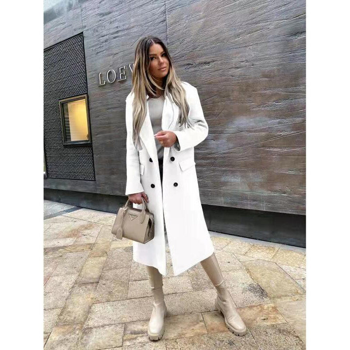 Drune | Knöpfe Lang Winterjacke Damenjacke
